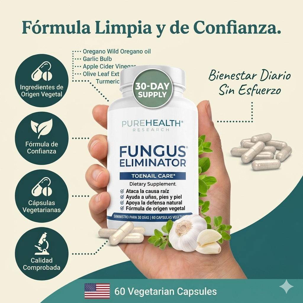 Fungus Elimination™  | Elimina los Hongos desde adentro (PIES Y MANOS)