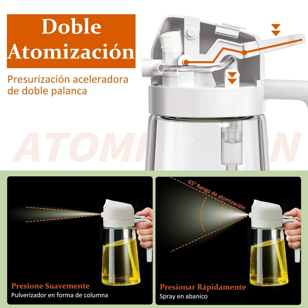 SprayOil™ | Dispensador de Aceite 2 en 1