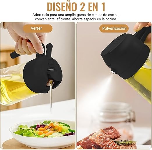 SprayOil™ | Dispensador de Aceite 2 en 1