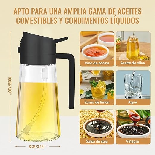 SprayOil™ | Dispensador de Aceite 2 en 1